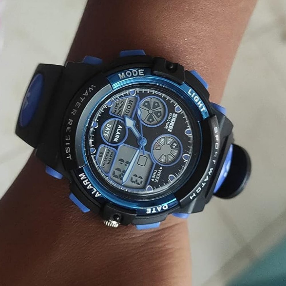 Kids LED Multi Function Waterproof Watch - Picture 9 of 10